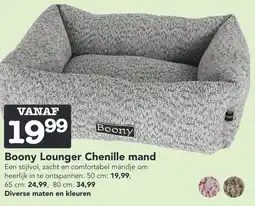 Dierspecialist Boony Boony Lounger Chenille mand aanbieding