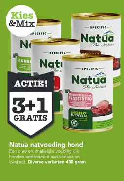 Dierspecialist Natua natvoeding hond aanbieding