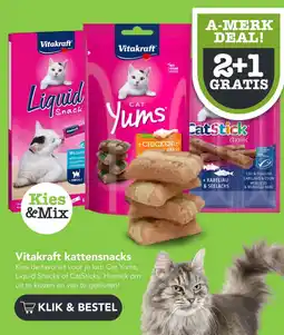 Dierspecialist Vitakraft kattensnacks aanbieding