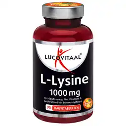 Holland & Barrett Lucovitaal L-Lysine Kauwtabletten 1000mg - 90 tabletten aanbieding