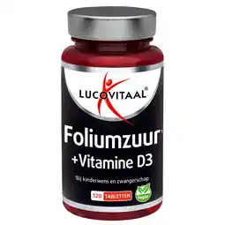 Holland & Barrett Lucovitaal Foliumzuur + Vitamine D3 - 120 tabletten aanbieding