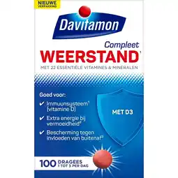 Kruidvat Davitamon Compleet Weerstand Dragees aanbieding