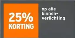 GAMMA op alle binnen-verlichting aanbieding