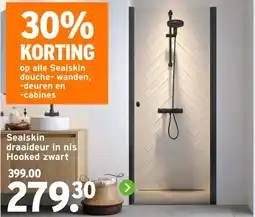 GAMMA Sealskin draaideur in nis Hooked aanbieding