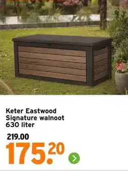 GAMMA Keter Eastwood Signature walnoot aanbieding