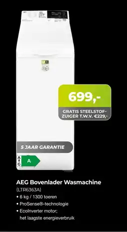 EP Beerepoot AEG Bovenlader Wasmachine aanbieding