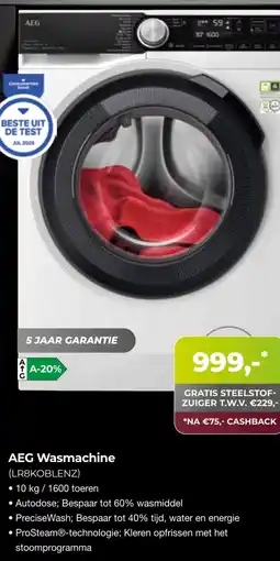 EP Beerepoot AEG Wasmachine aanbieding