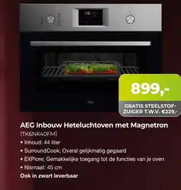 EP Beerepoot AEG Inbouw Heteluchtoven met Magnetron aanbieding