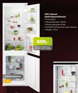 EP Beerepoot AEG Inbouw Koelvriescombinatie aanbieding