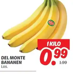 Dekamarkt DEL MONTE BANANEN aanbieding