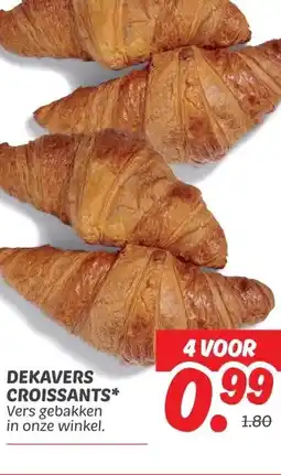 Dekamarkt DEKAVERS CROISSANTS* aanbieding