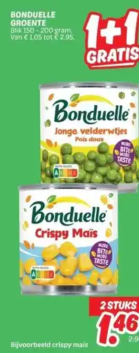 Dekamarkt BONDUELLE GROENTE aanbieding