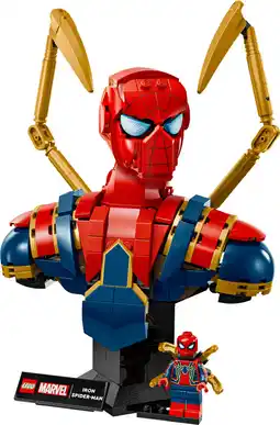 Coolblue LEGO Marvel Iron Spider-Man buste 76326 aanbieding