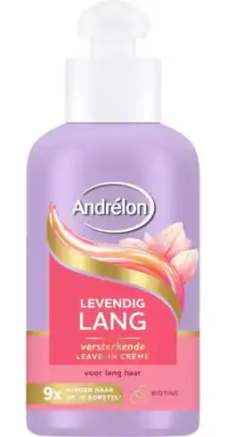 De Online Drogist Andrelon Leave-in Haarcrème Levendig Lang aanbieding