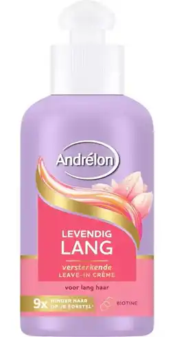 De Online Drogist Andrelon Leave-in Haarcrème Levendig Lang aanbieding