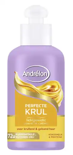 De Online Drogist Andrelon Leave-in Haarcrème Perfecte Krul aanbieding