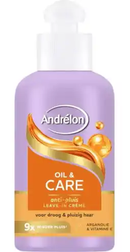 De Online Drogist Andrelon Leave-in Haarcrème Oil & Care aanbieding