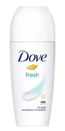 De Online Drogist Dove Deodorant Roll-On Fresh aanbieding