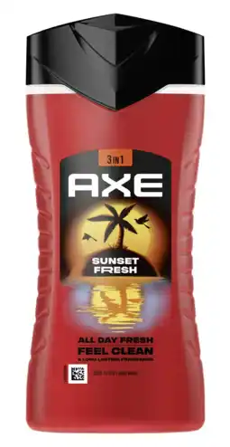 De Online Drogist Axe Sunset Fresh 3-in-1 Showergel aanbieding