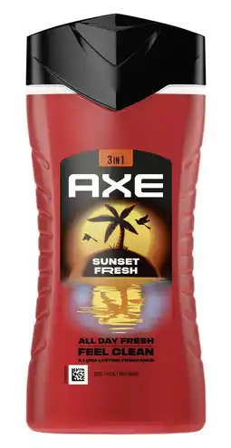 De Online Drogist Axe Sunset Fresh 3-in-1 Showergel aanbieding