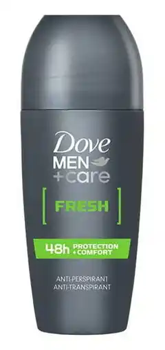 De Online Drogist Dove Men+Care Deodorant Roll-On Fresh 50ML aanbieding