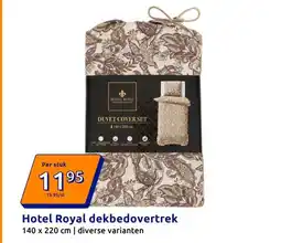 Action Hotel Royal dekbedovertrek aanbieding