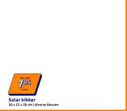 Action Solar kikker aanbieding