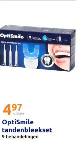 Action OptiSmile tandenbleekset aanbieding