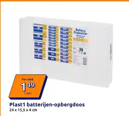 Action Plast1 batterijen-opbergdoos aanbieding