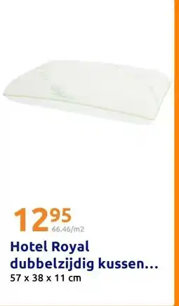 Action Hotel Royal dubbelzijdig kussen... aanbieding