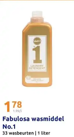 Action Fabulosa wasmiddel No.1 aanbieding