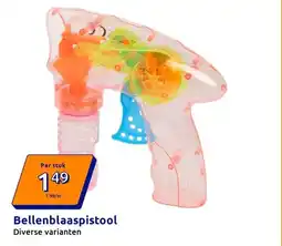 Action Bellenblaaspistool aanbieding