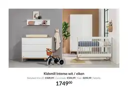 Babypark Kidsmill Intense wit/ eiken set aanbieding