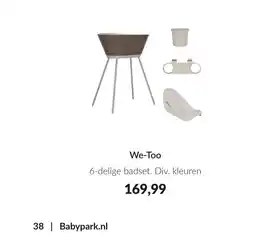 Babypark We Too 6 delige badset aanbieding