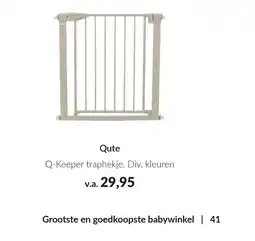 Babypark Qute Q-Keeper traphekje aanbieding