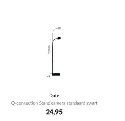 Babypark Qute Q-connection Stand camera standaard zwart aanbieding
