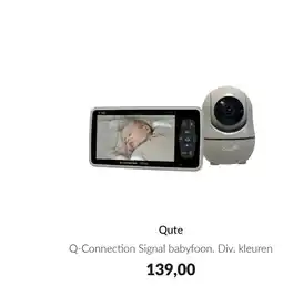 Babypark Qute Q-Connection Signal babyfoon aanbieding