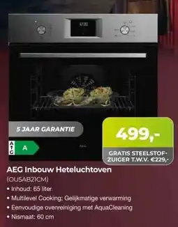 EP Beerepoot AEG Inbouw Heteluchtoven aanbieding