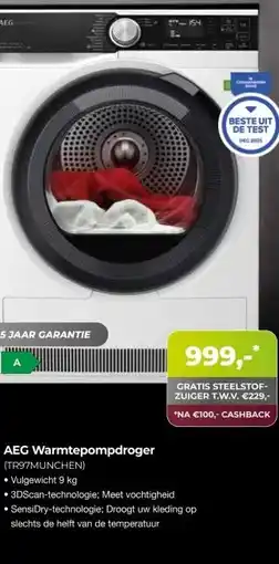 EP Beerepoot AEG Warmtepompdroger aanbieding