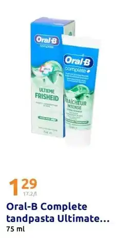 Action Oral-B Complete tandpasta Ultimate Fresh aanbieding