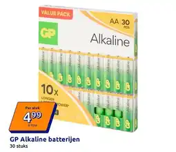 Action GP Alkaline batterijen aanbieding