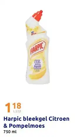 Action Harpic bleekgel Citroen & Pompelmoes aanbieding