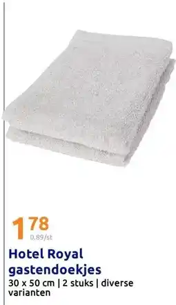 Action Hotel Royal gastendoekjes aanbieding