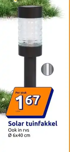 Action Solar tuinfakkel aanbieding