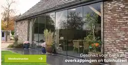 Tuinmaximaal Geschikt voor bijna alle overkappingen en tuinhuizen aanbieding