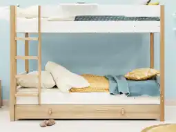 Babypark Bopita Lucas wit/ naturel Hoogslaper aanbieding