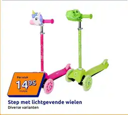 Action Step met lichtgevende wielen aanbieding