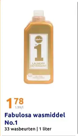 Action Fabulosa wasmiddel no.1 aanbieding