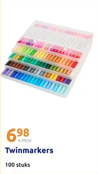 Action Twinmarkers aanbieding