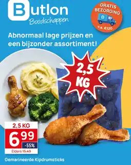 Butlon Gemarineerde Kipdrumsticks aanbieding